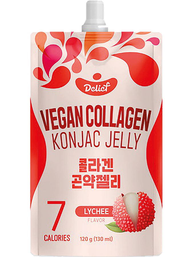 Vegan Collagen Konjac Jelly Lychee