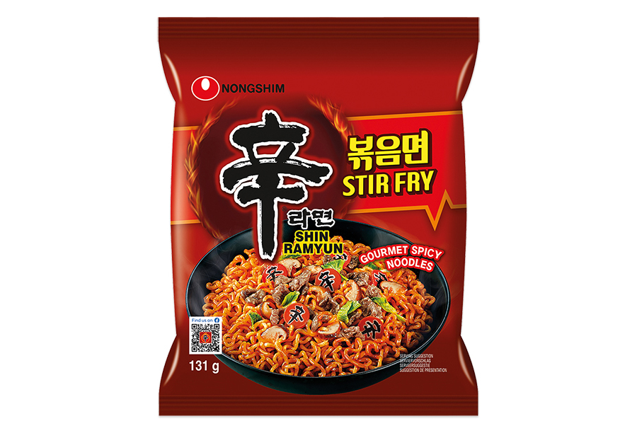 Instant Noedels Shim Ramyun Stir-Fry