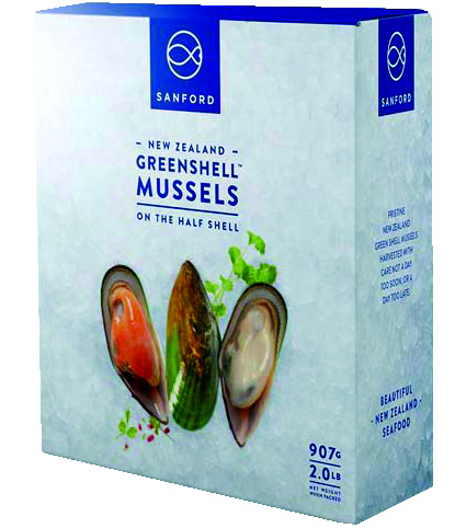 Half Shell Mussels New Zealand  MEDIUM (30/45)