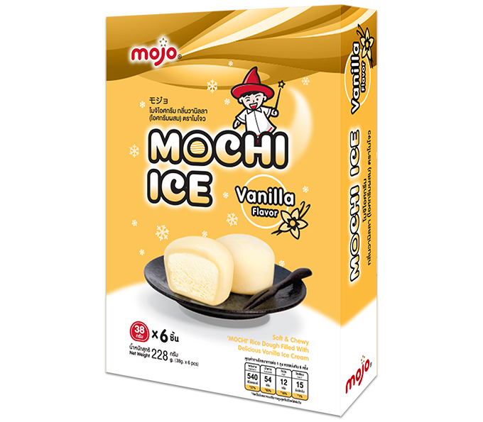 Mochi Ice Vanille  6X38 G