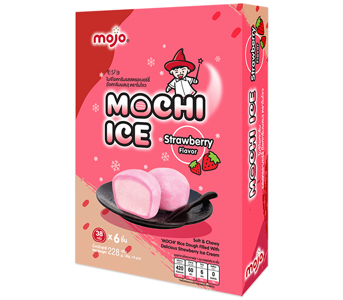 Mochi Ice Strawberry  6X38 G