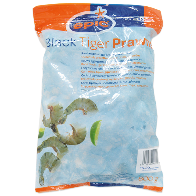 Black Tiger Shrimps  16/20